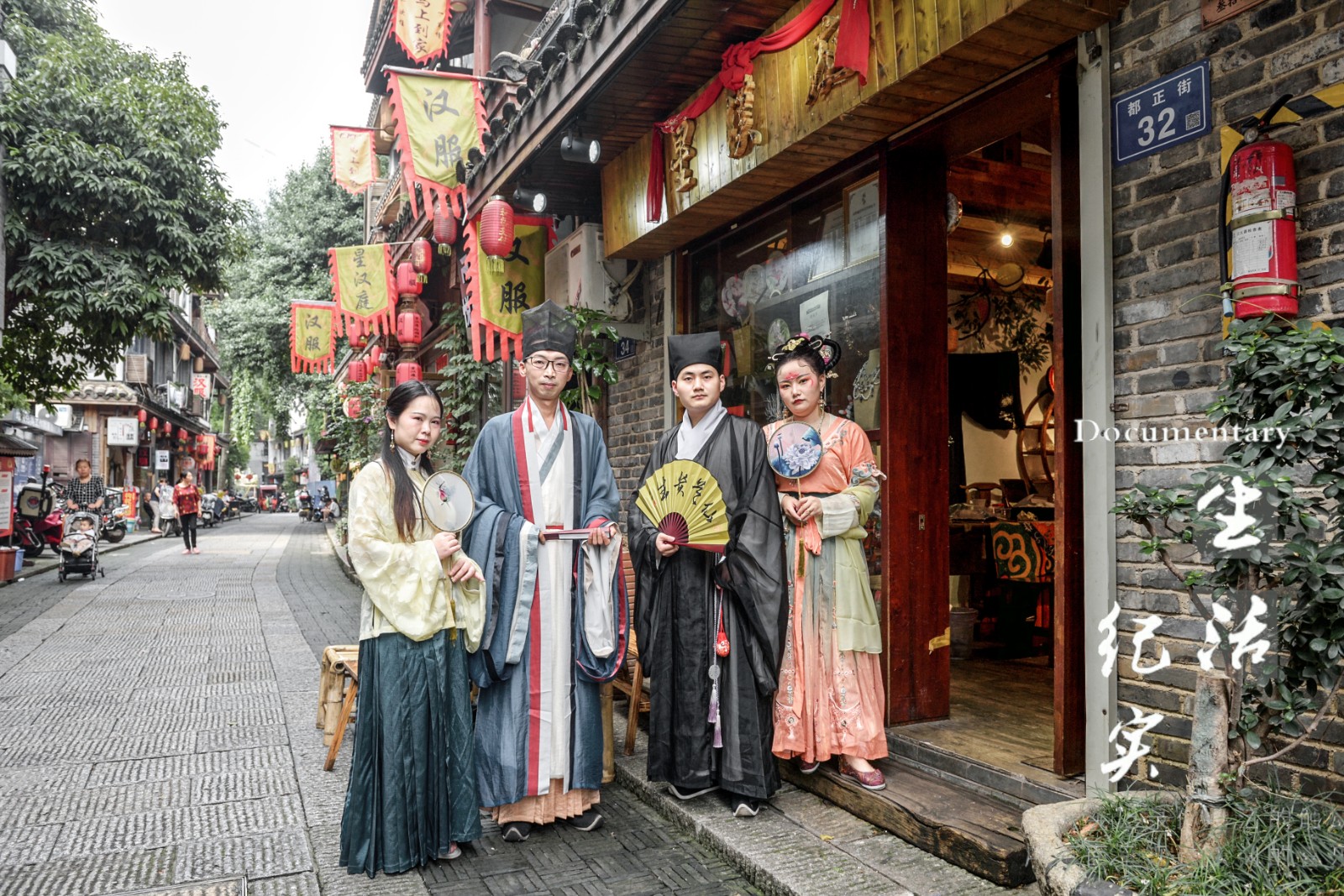 如今，都正街已經(jīng)成了長(zhǎng)沙頗具代表性的“漢服一條街”,。 長(zhǎng)沙晚報(bào)全媒體記者 陳飛 攝