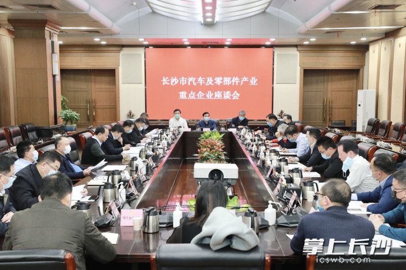 長沙市汽車及零部件產(chǎn)業(yè)重點企業(yè)座談會召開,。 劉書勤 攝