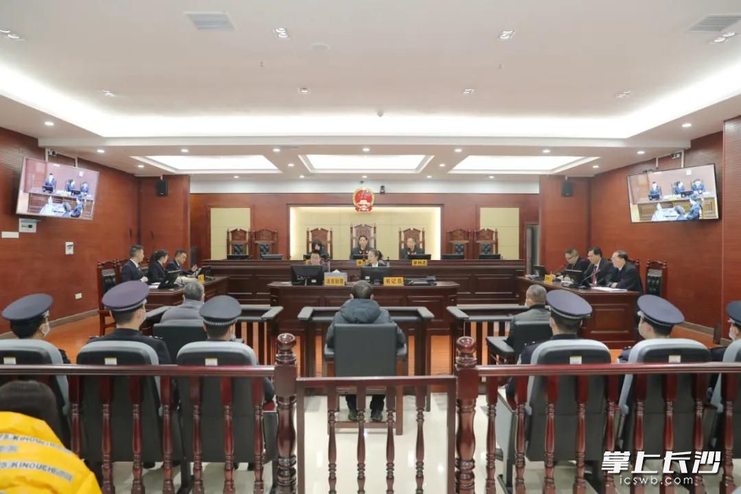 庭審現(xiàn)場,。長沙晚報通訊員陶濤攝