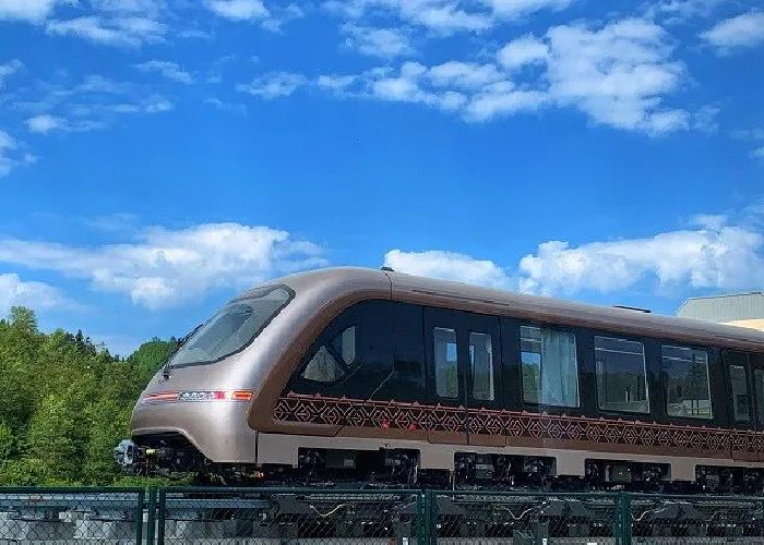 鳳凰磁浮文旅項目去年底開始試運行,，26日順利通過竣工驗收,。 均為資料圖片