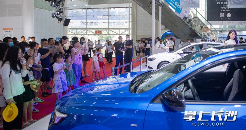 湖南車(chē)展迎觀(guān)展高峰,，現(xiàn)場(chǎng)人氣火爆，成交踴躍,。長(zhǎng)沙晚報(bào)全媒體記者 鄒麟 攝