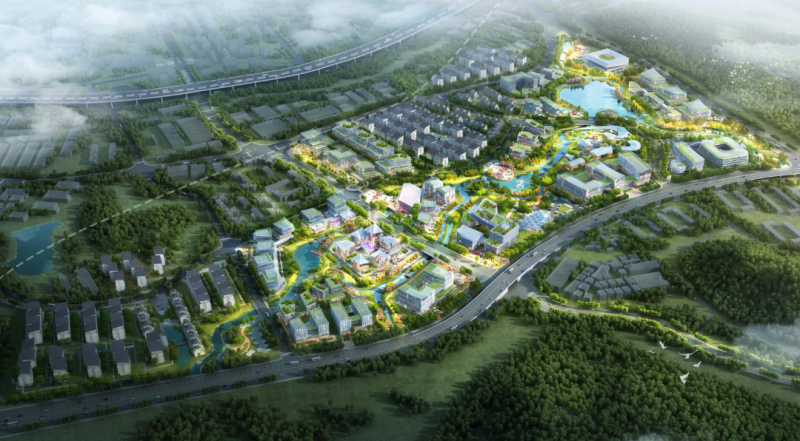 湘江科創(chuàng)基地設計效果圖。均為湘江集團供圖