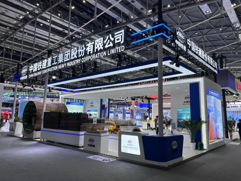 鐵建重工展區(qū),。