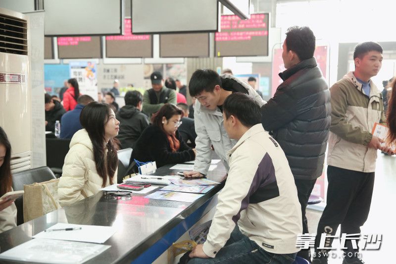 4日,，2024年退役軍人暨隨軍隨調(diào)家屬專場招聘會舉行。長沙晚報通訊員 陳盼 供圖