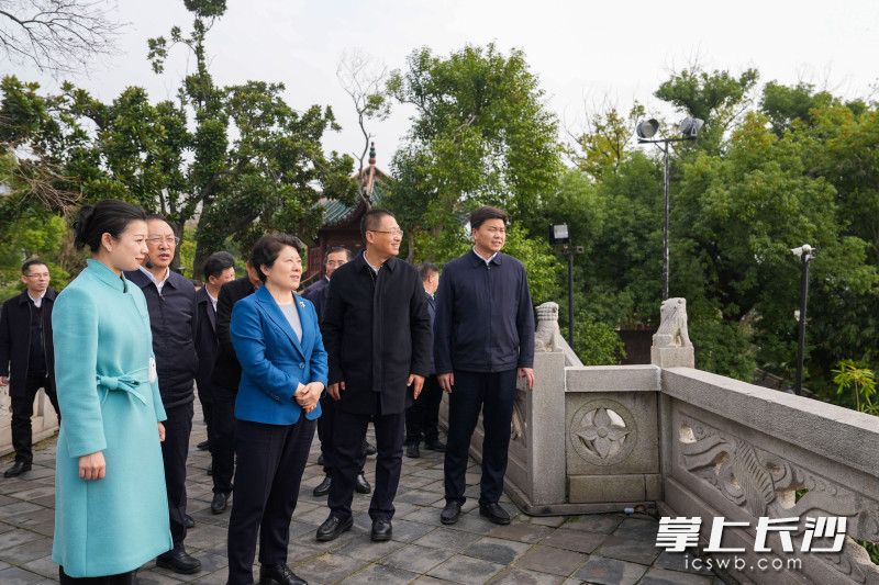 岳陽樓（黨員干部憂樂文化教育基地）考察現(xiàn)場。