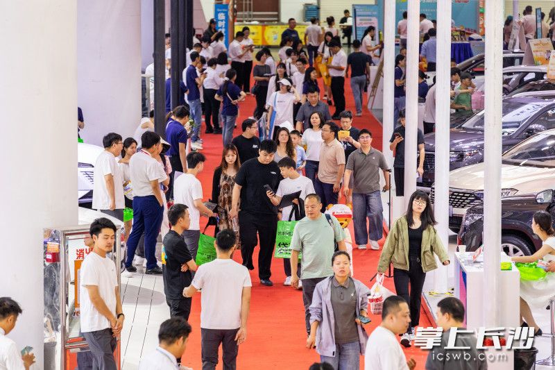 湖南國際會展中心,，2025湖南車展第四天人氣持續(xù)火爆,。均為長沙晚報全媒體記者 董陽 攝