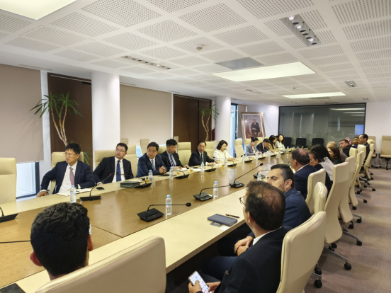 Tan Yong held a meeting with the Moroccan Agency for Investment and Export Development.